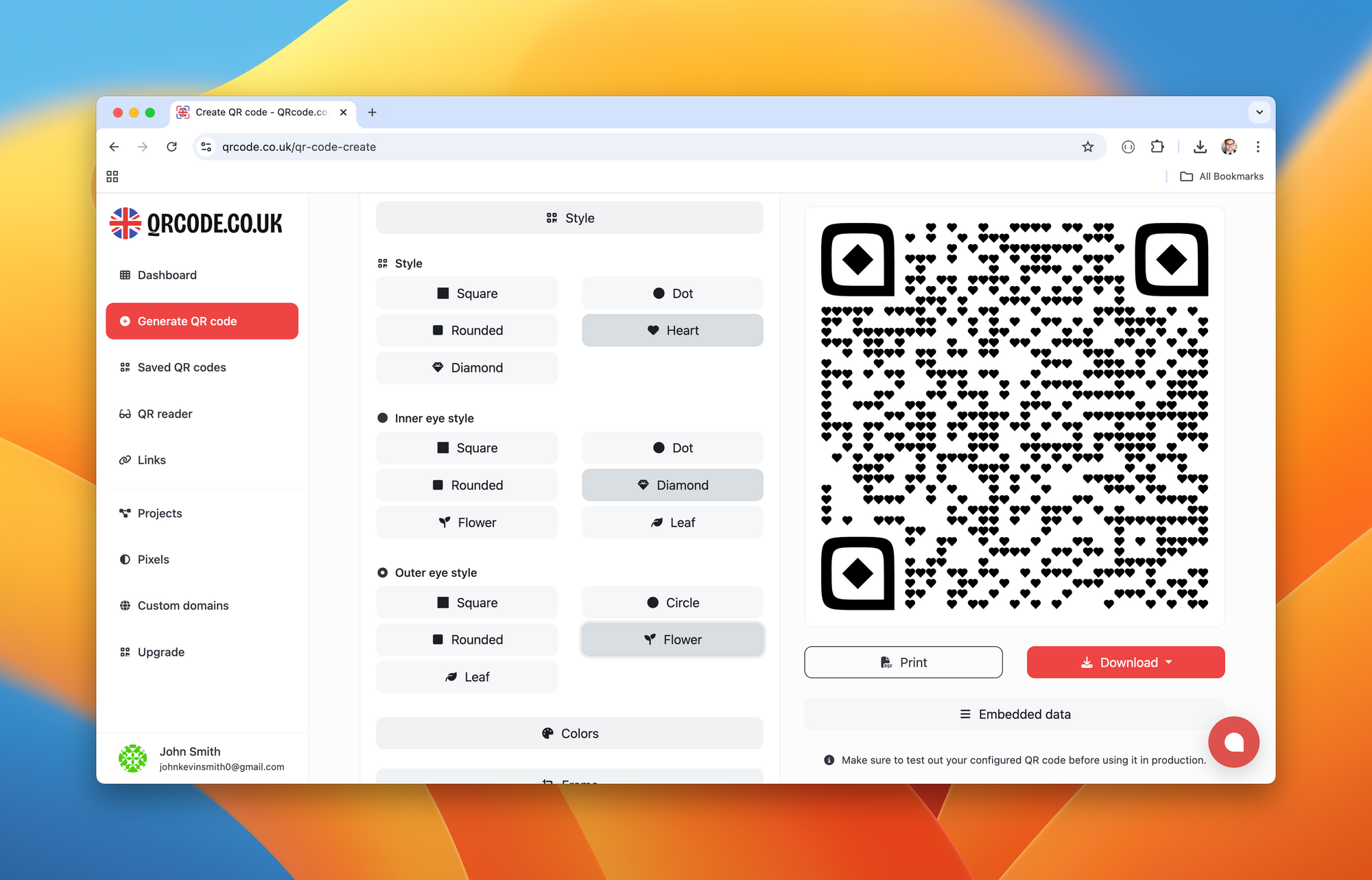 qr code style